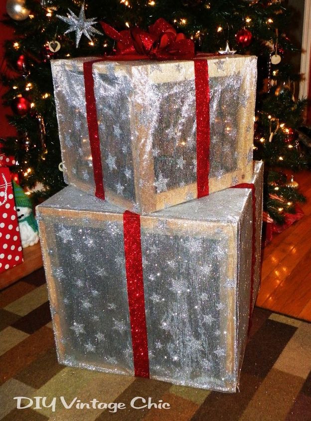 outdoor lighted christmas presents crafts seasonal holiday decor - Diy Outdoor Christmas Present Decorations outdoor lighted christmas presents crafts seasonal holiday decor - Diy Outdoor Christmas Present Decorations