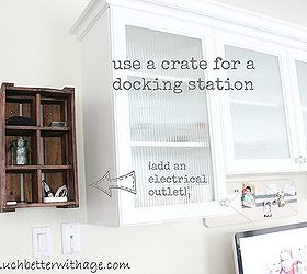kitchen office, craft rooms, home decor, home improvement, home office, kitchen design, Create a docking station for your iPods