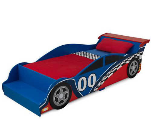 racing car single bed, bedroom ideas, painted furniture, Racing Car Single Bed