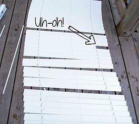 how to clean blinds the easy way, cleaning tips, Broken slats can be repaired easily by swapping it out for a perfectly good one on the bottom