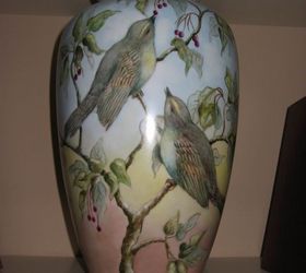 my dear mother s artwork amp sewing, crafts, Hand painted vase