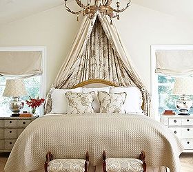 bed canopy bedroom decorating ideas diy canopy bed videos tutorial, bedroom ideas, home decor, painted furniture, reupholster, window treatments, use a corona canopy it has a curtain rail on the inside for your curtains
