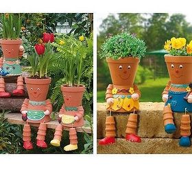 garden decor and fun in the garden, home decor, outdoor living, More awesome uses for those pottery pots