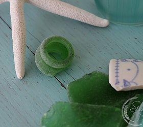 how to make sea glass bottles, crafts, decoupage, home decor