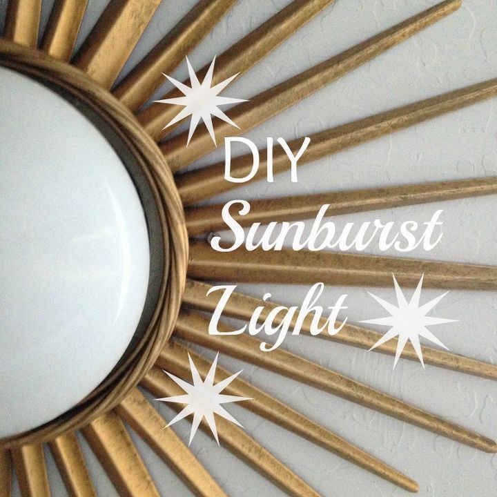 diy starbust light, diy, home decor, how to, lighting, How to make your own Starburst ceiling light