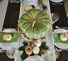 green and natural thanksgiving tablescape, seasonal holiday d cor, thanksgiving decorations