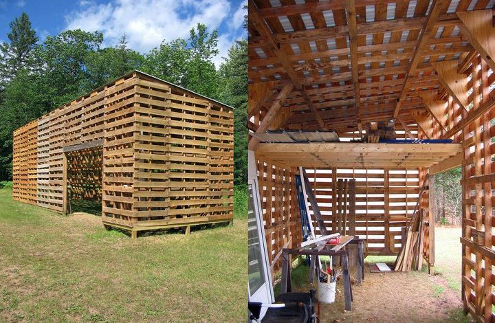 recycled pallets, outdoor living, pallet