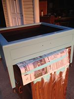 succulent plant holder, painted furniture, repurposing upcycling, Paint again