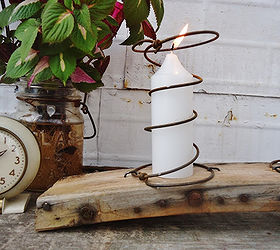quirky candle holder, crafts, repurposing upcycling