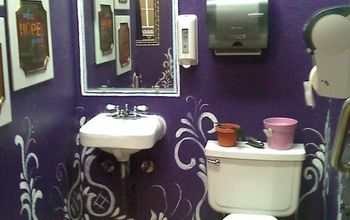 Pretty Purple Retirement Shower Room