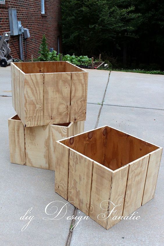 how to make a wood planter box, gardening, woodworking projects
