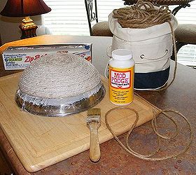 how to make a bowl from jute rope, Every thing here you need