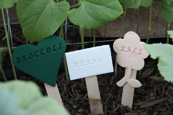 diy plant labels, crafts, gardening