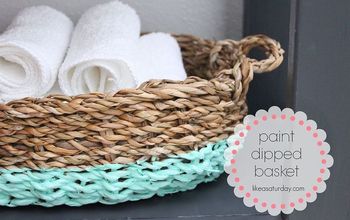 Paint Dipped Basket