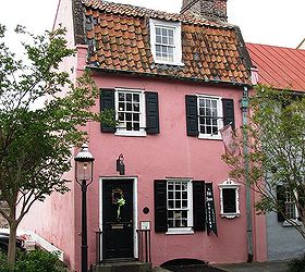 five pink historic homes, architecture