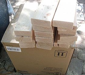 giant yard jenga game, diy, woodworking projects, We bought eight 2x4x8 s and cut them into 10 5 inch pieces