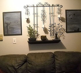 it was time to change the wall again, crafts, home decor, living room ideas, The result Happiness