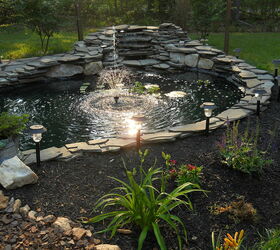 first pond ever, outdoor living, patio, ponds water features, pond