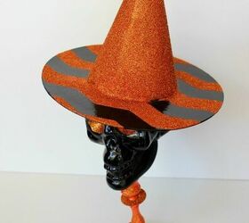simple chevron witch s hat, crafts, seasonal holiday decor