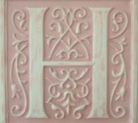 monogram letter plaques for kids rooms, Monogram letter plaque Cast in lightweight resin from my hand carved original Shown in distressed pink 18 square