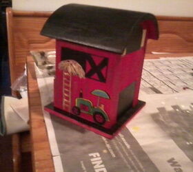 new one for my friend ann she likes barns, crafts, john deer colors so the tractor will show up ha
