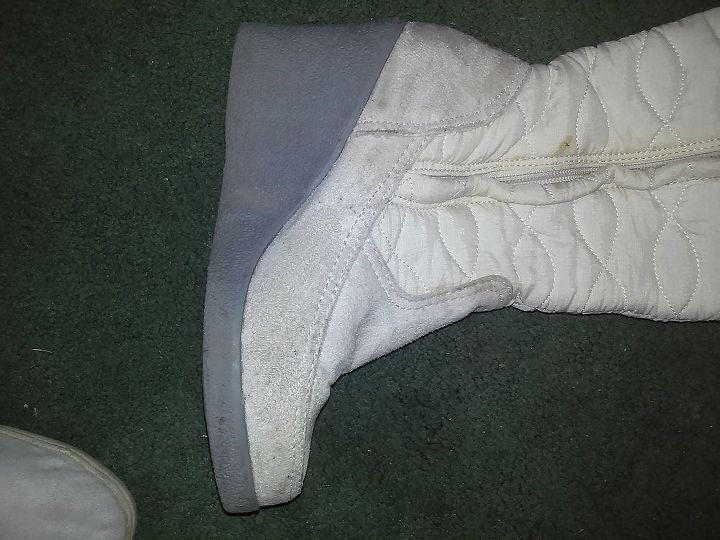 need help a s a p, cleaning tips, the inside of the left boot