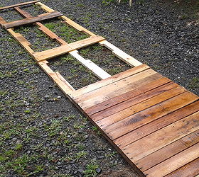 expanding patio with repurposed pallets, patio, woodworking projects