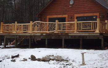 Cedar Log and Twig work for a nice Home on Lake George in upstate NY...