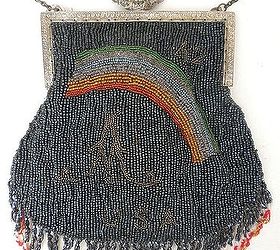a wwi era beaded purse restoration before after more in blog link, crafts, AFTER WWI purse back