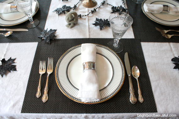 A Stylish Halloween Table Setting | Hometalk A Stylish Halloween Table Setting | Hometalk