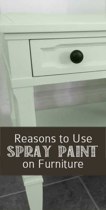 reasons to use spray paint on furniture, painted furniture