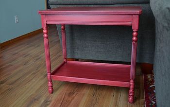 End Table Makeover, and a Personal Challenge.