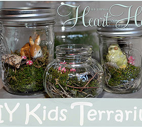 tiny terrarium for kids to make, crafts, terrarium, There are so many cute jars and adorable little friends to use for these tiny terrariums