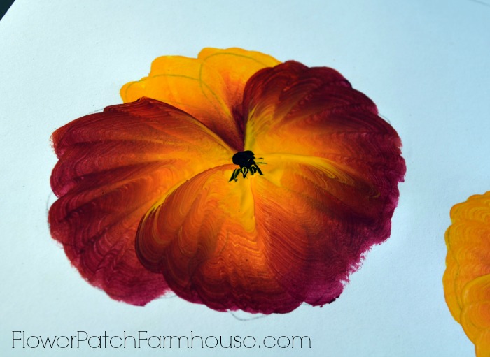 learn to paint a simple pansy, crafts, painting, A few finishing details and you are done Quick and easy