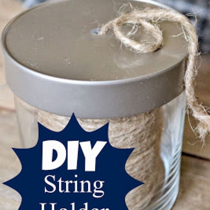 diy free string holder, crafts, repurposing upcycling