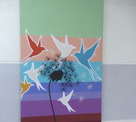 easy canvas art tutorial, crafts, Inspiration for this work