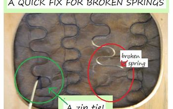 30 second fix for a broken spring