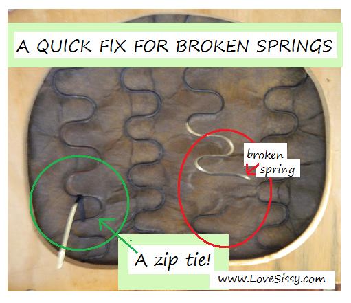 30 second fix for a broken spring, home maintenance repairs