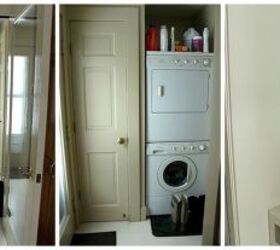 back entry design board, home decor, laundry rooms, This tiny room needs a little update