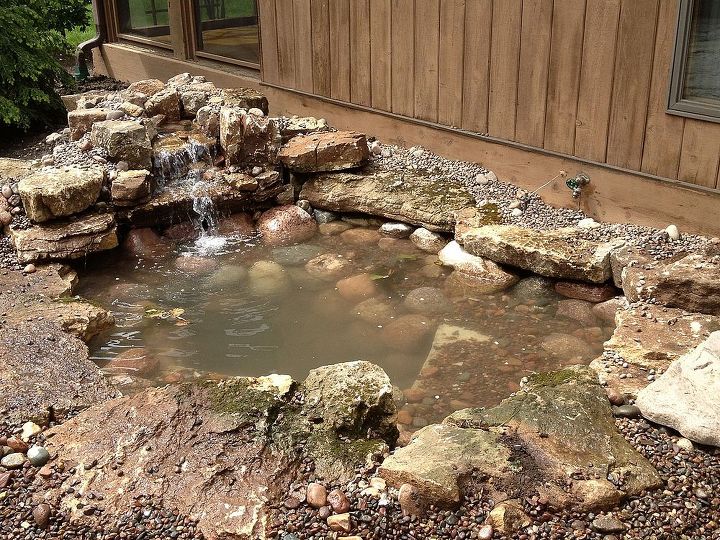 pond and waterfall installation long grove il installed by gem ponds, outdoor living, ponds water features, Falls running by 3pm