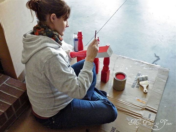 projeto em famlia transforme um palete usado em uma mesa de centro com pernas, Especialmente a m e que quer uma mesa de centro com pernas vermelhas muito sensuais