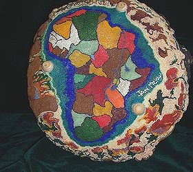 my pictures are of my beaded gourds, crafts