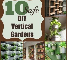 10 diy vertical garden ideas, diy, gardening, Choose safe materials if you plan to grow an edible vertical garden