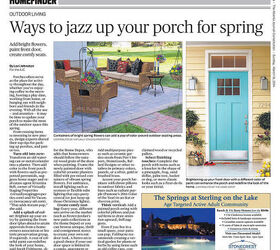 how to jazz up the porch for spring, outdoor living, porches, seasonal holiday decor, Photo courtesy of AJC VSP