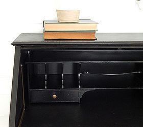 traditional secretary desk, painted furniture