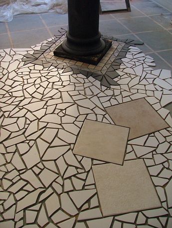 esta outra seo de um piso de mosaico que criei