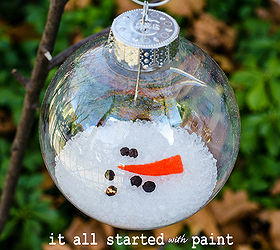 melted snowman ornament, crafts, seasonal holiday decor