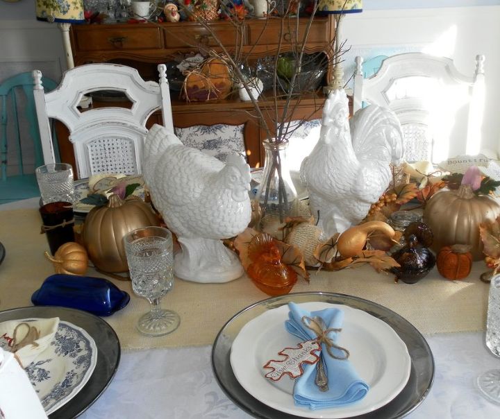 my thanksgiving tablescape thanksgiving, seasonal holiday d cor, thanksgiving decorations, Thanksgiving Tablescape
