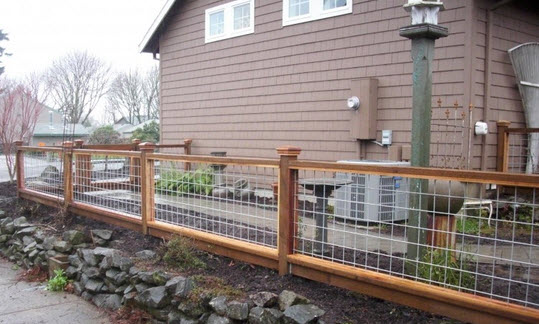 Hog Wire Fence Design Construction