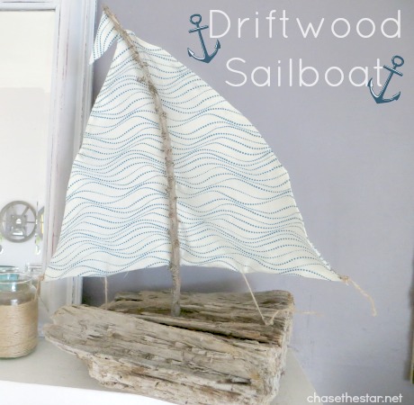 diy driftwood sailboat, crafts, DIY Driftwood Sailboat easy to make